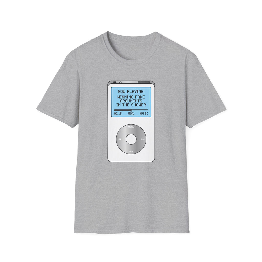 Winning Fake Arguments In Shower Shirt Design - T-Shirt