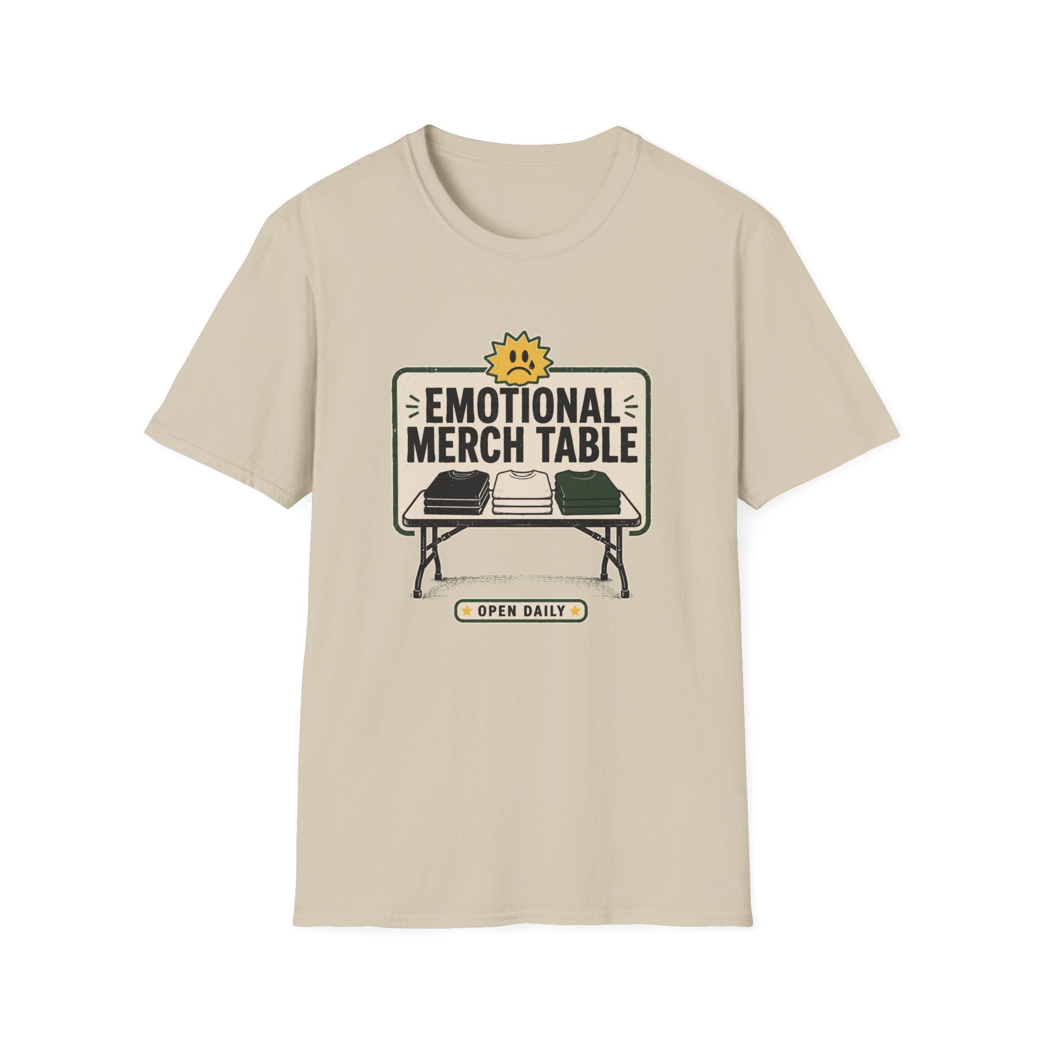 Emotional Merch Table T-Shirt