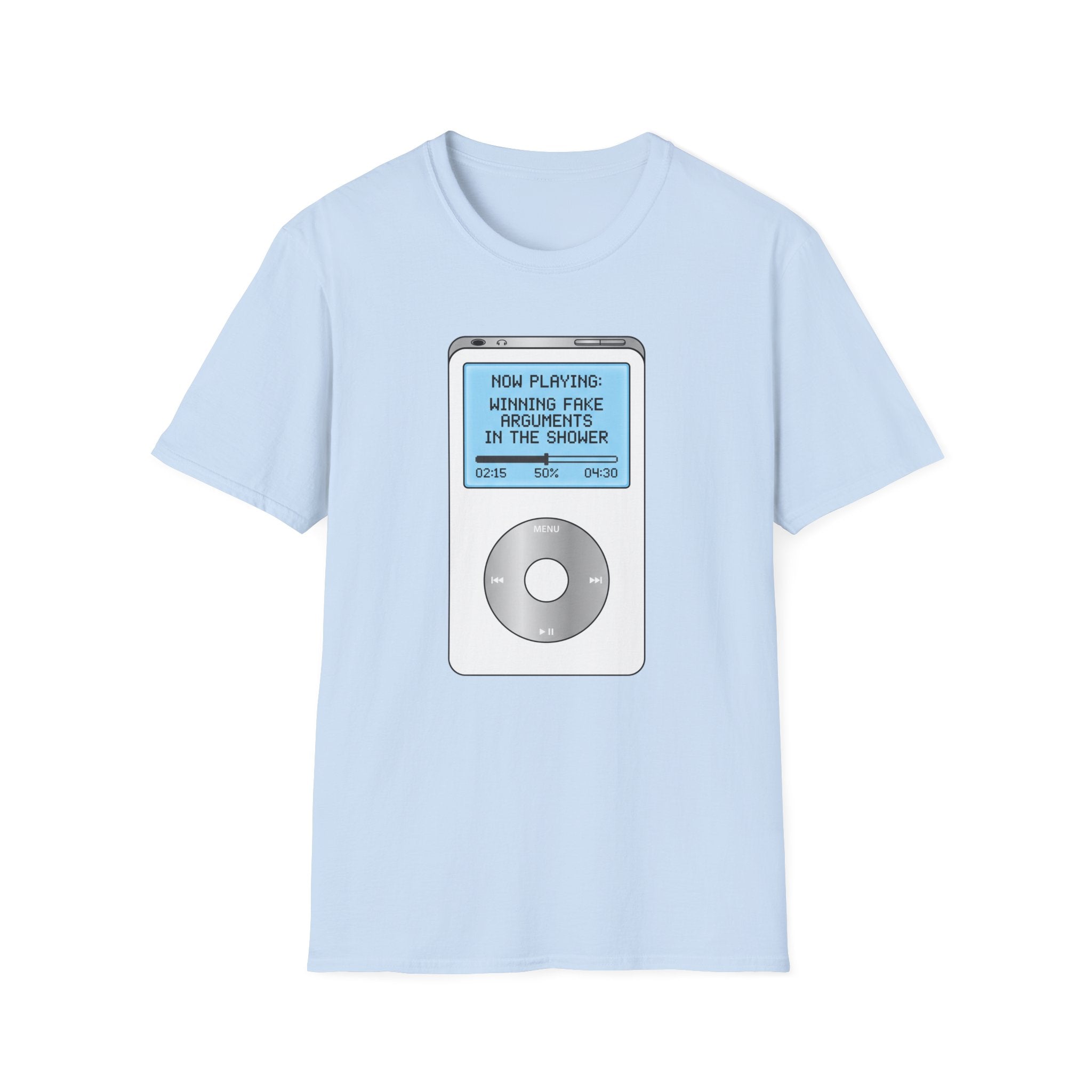 Winning Fake Arguments In Shower Shirt Design - T-Shirt