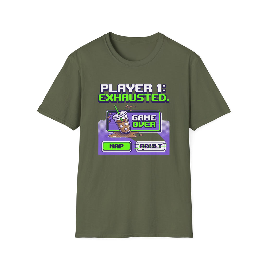 Player 1 Exhausted T-Shirt
