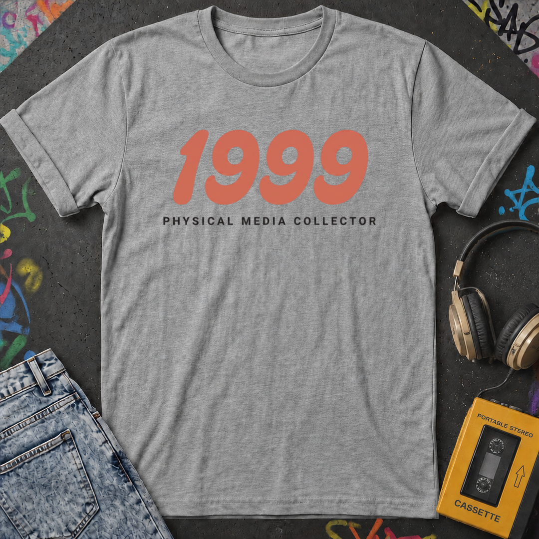 1999 Physical Media Collector T-Shirt