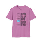 Closing The Flip Phone On Your Opinion - T-Shirt