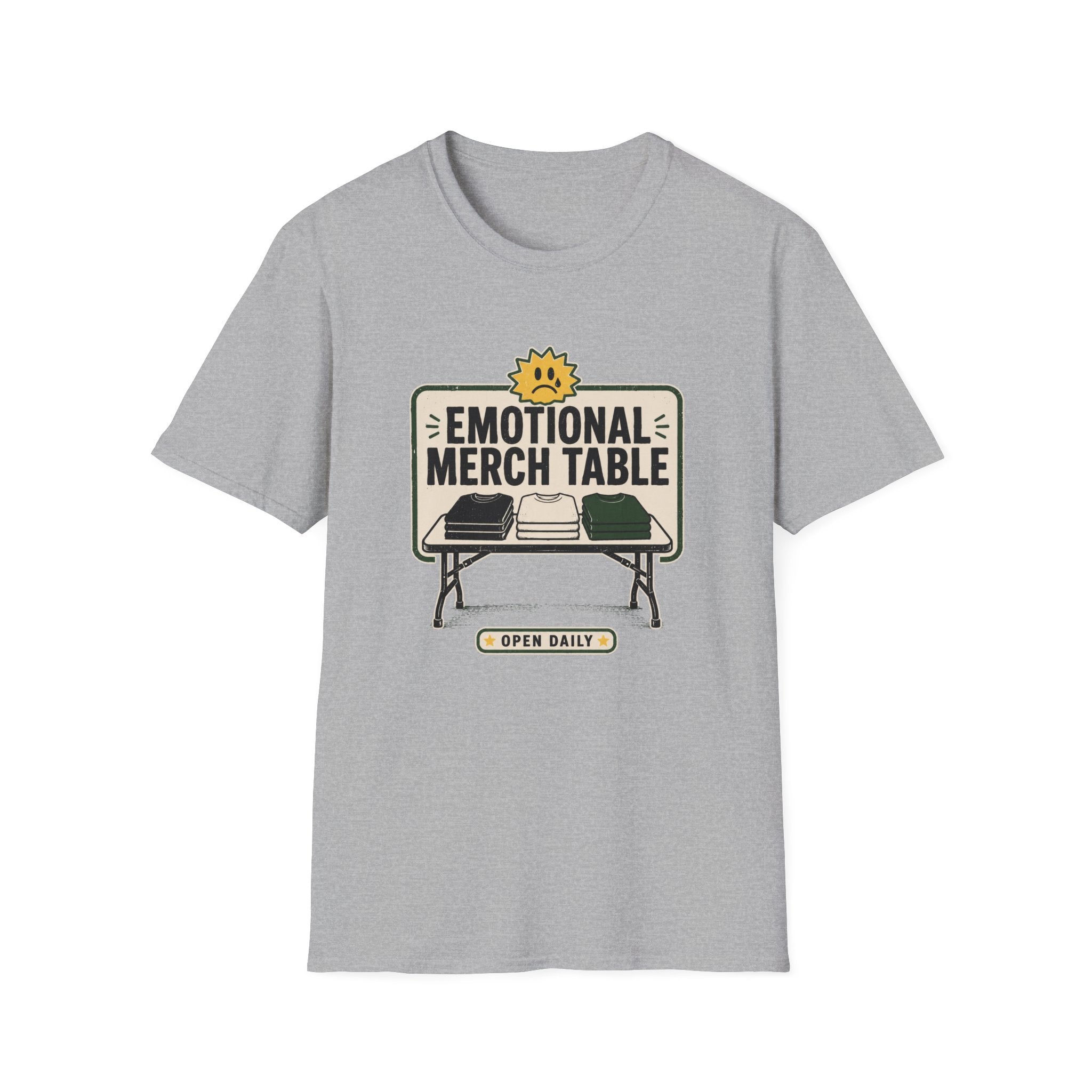 Emotional Merch Table T-Shirt