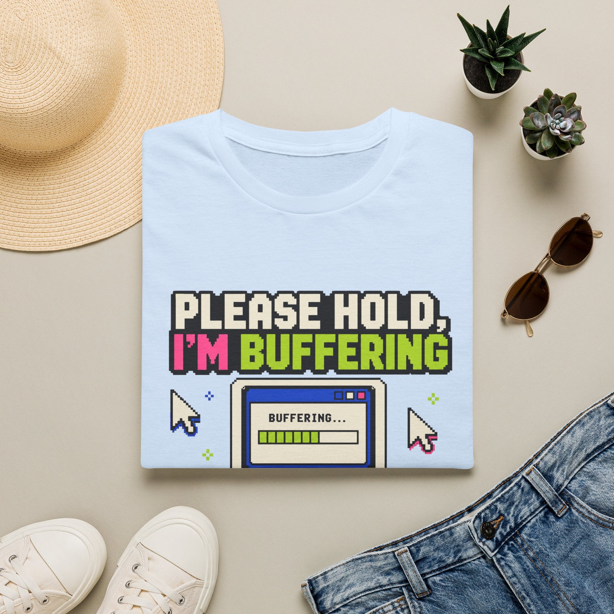 Please Hold I'm Buffering T-Shirt