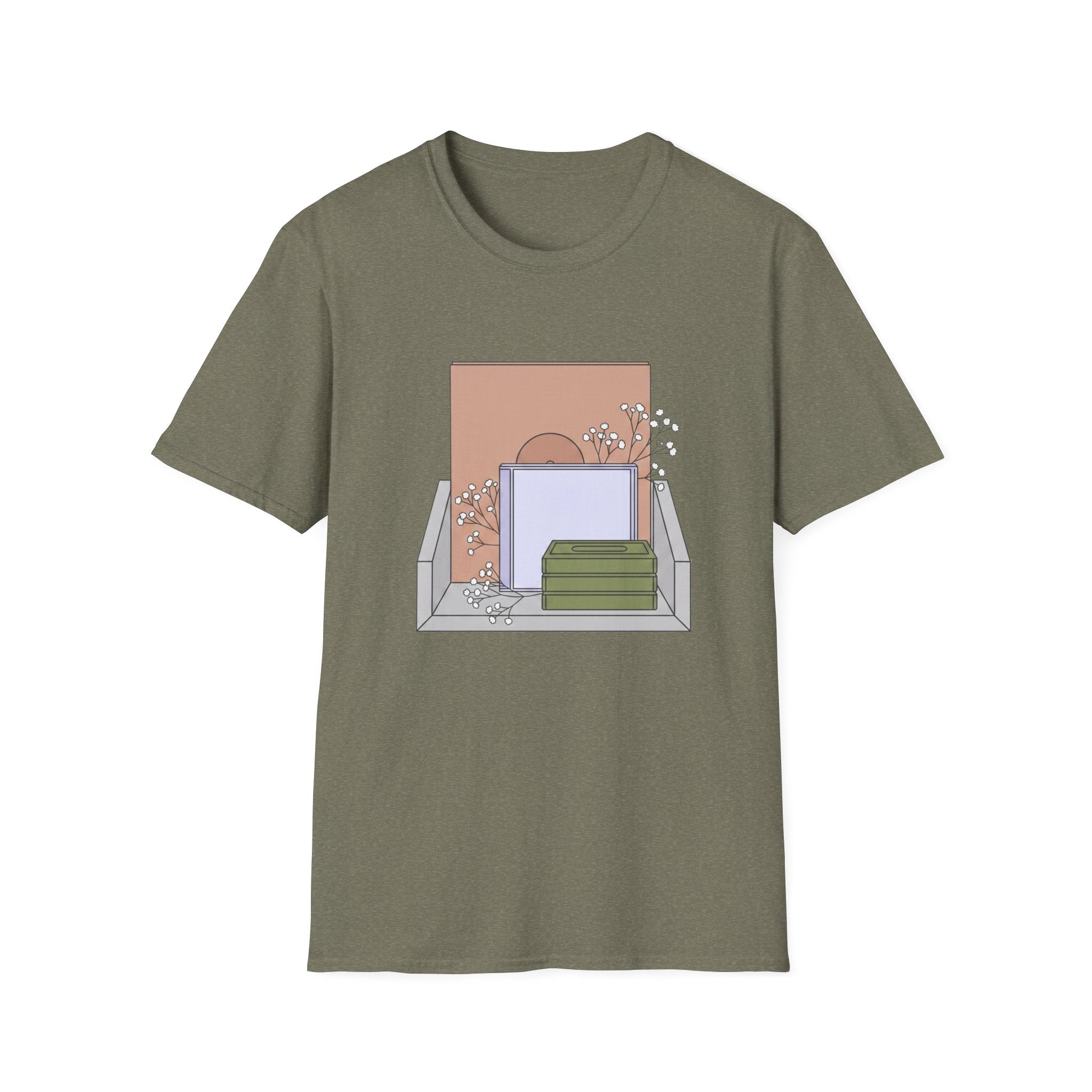 Blossom Bookshelf - T-Shirt