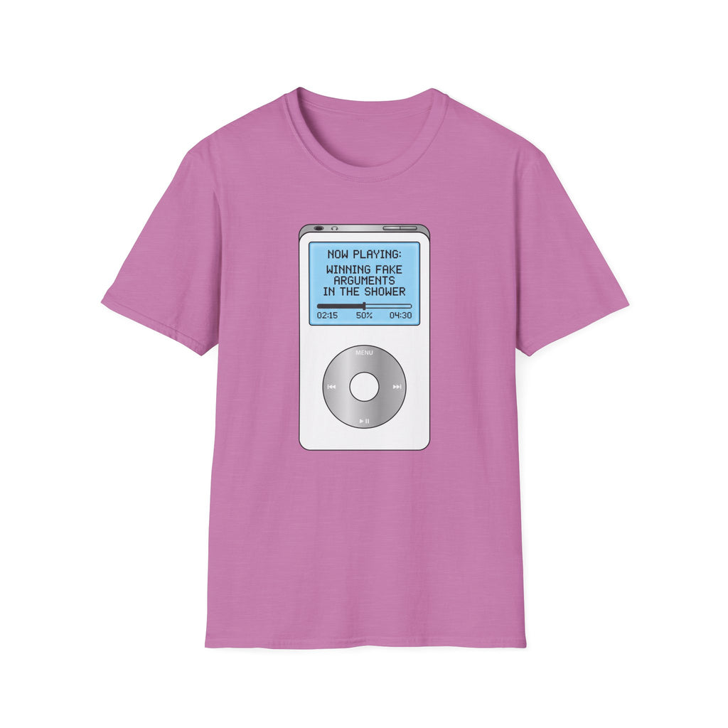 Winning Fake Arguments In Shower Shirt Design - T-Shirt