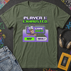 Player 1 Exhausted T-Shirt