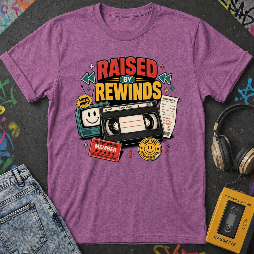 Raised By Rewinds - T-Shirt
