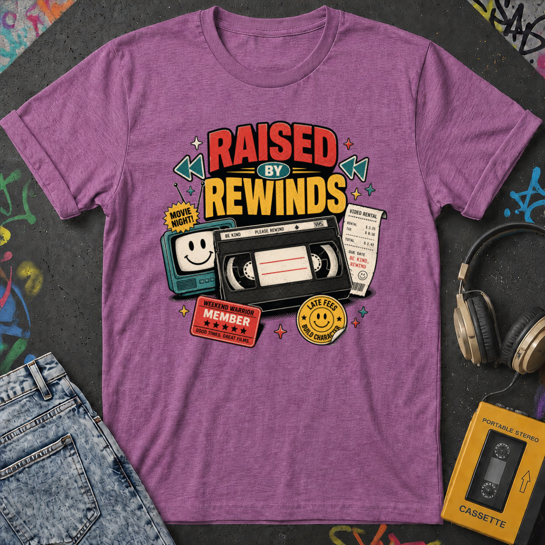 Raised By Rewinds - T-Shirt