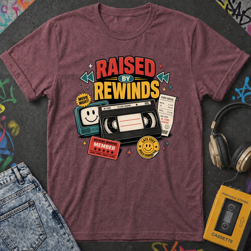 Raised By Rewinds - T-Shirt